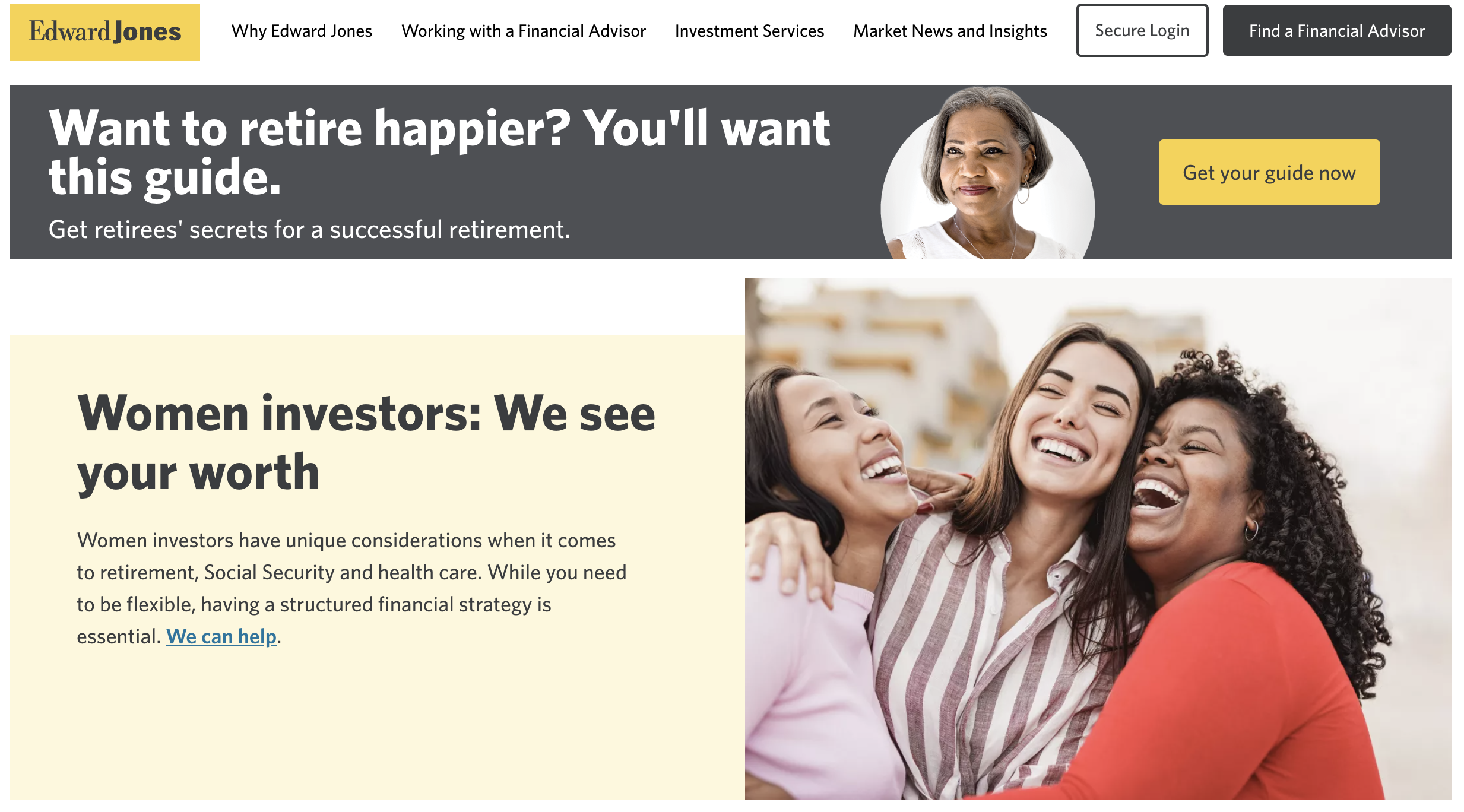 Edward Jones creative content