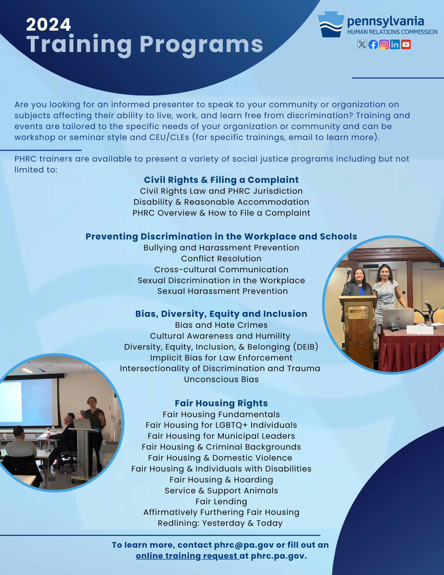 Civil Rights Division Launched by PA Human Relations Commission