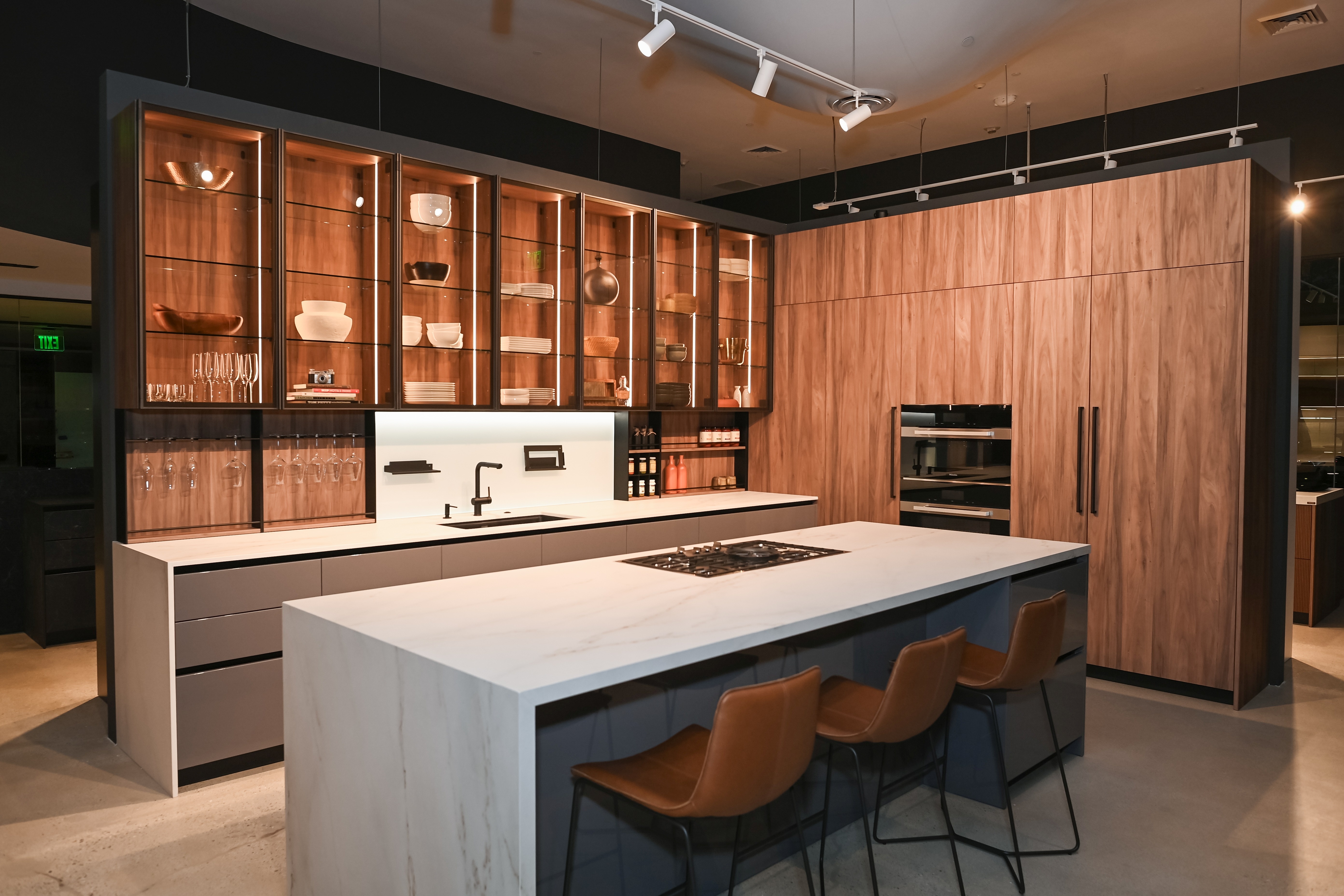 Luxury custom kitchen cabinets showroom