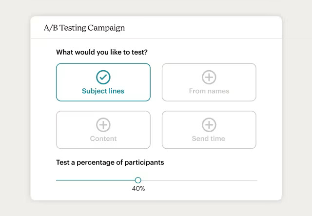 Mailchimp creative content